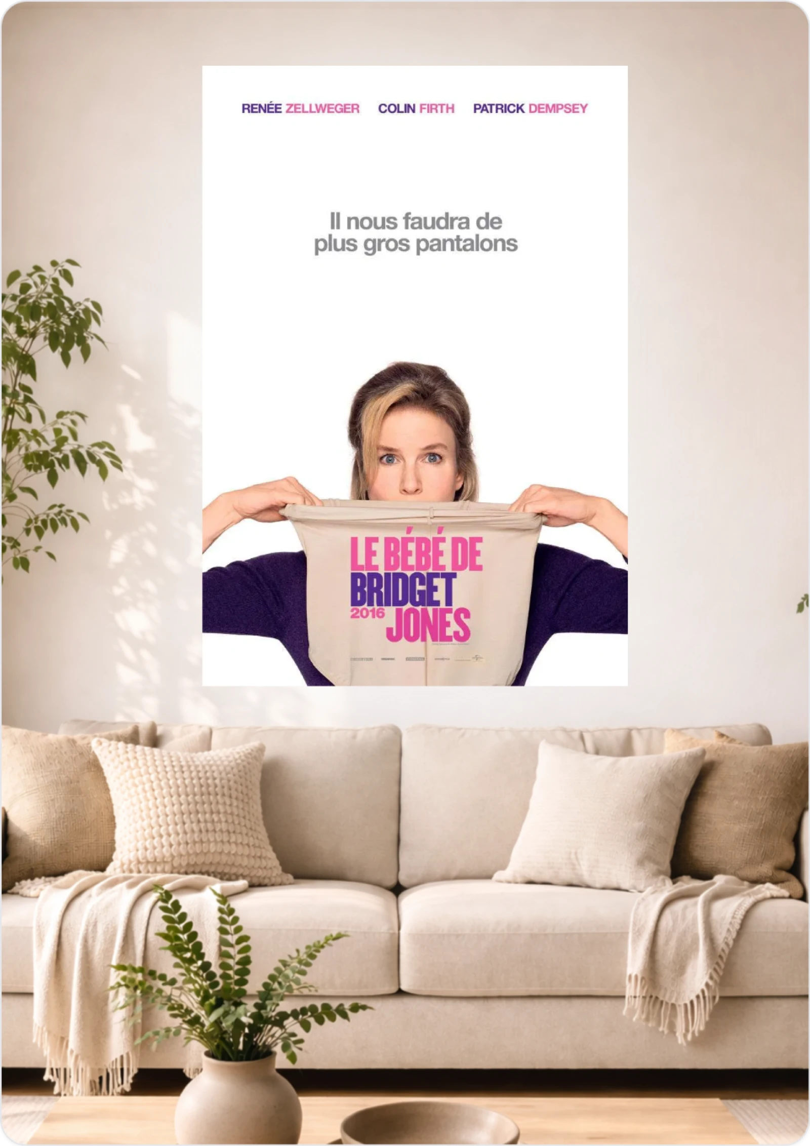 Affiche Le Bébé de Bridget Jones – Format A3 – Décoration murale cinéma